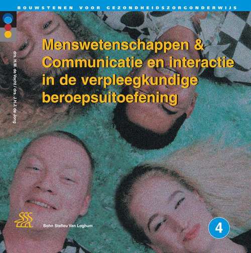 Book cover of Menswetenschappen & communicatie en interactie in de verpleegkundige beroepsuitoefening