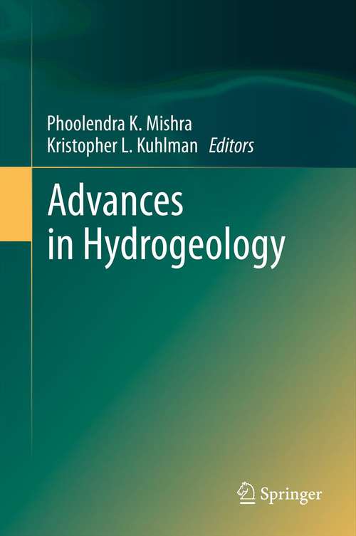 Book cover of Advances in Hydrogeology