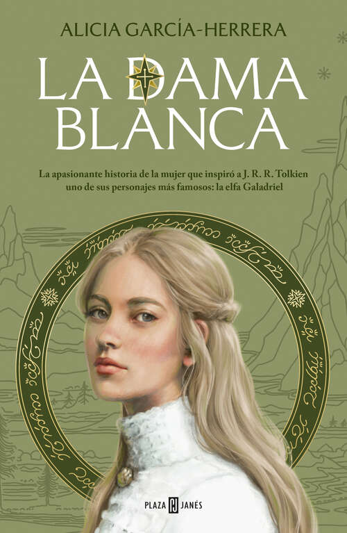 Book cover of La dama blanca: La historia de la mujer que inspiró a J. R. R. Tolkien uno de sus personajes más famosos de El señor de los anillos