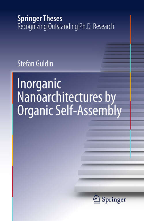 Book cover of Inorganic Nanoarchitectures by Organic Self-Assembly