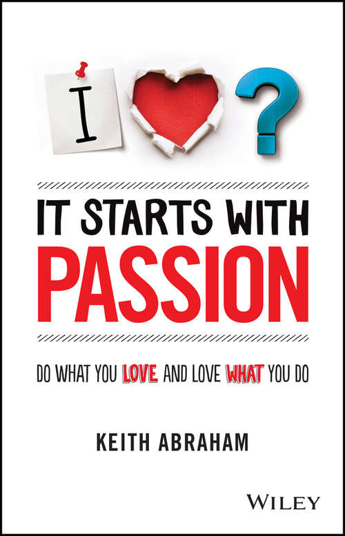 Book cover of It Starts With Passion