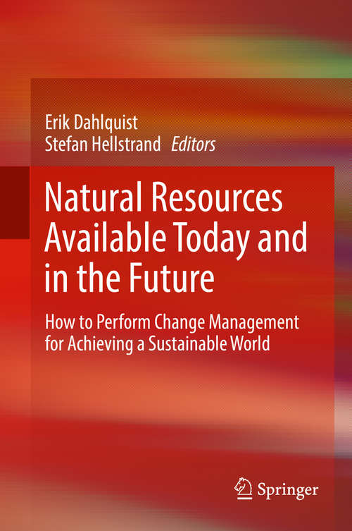 Book cover of Natural Resources Available Today and in the Future