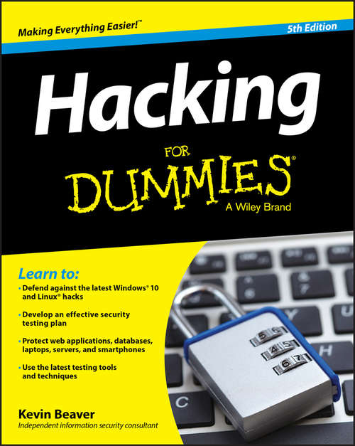 Book cover of Hacking For Dummies