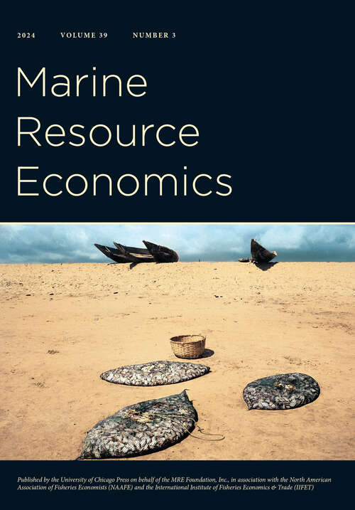 Book cover of Marine Resource Economics, volume 39 number 3 (July 2024)