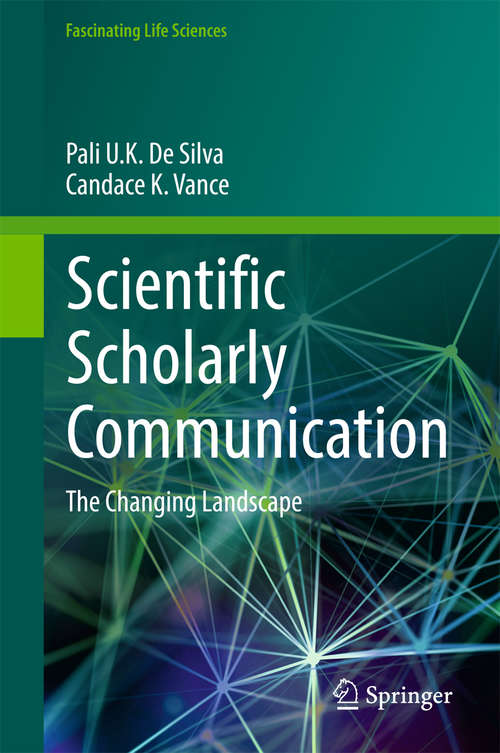 Book cover of Scientific Scholarly Communication