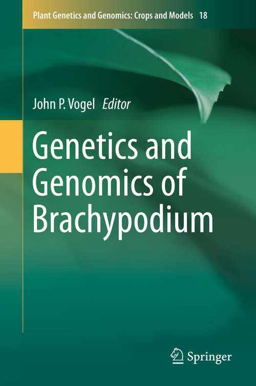 Book cover of Genetics and Genomics of Brachypodium