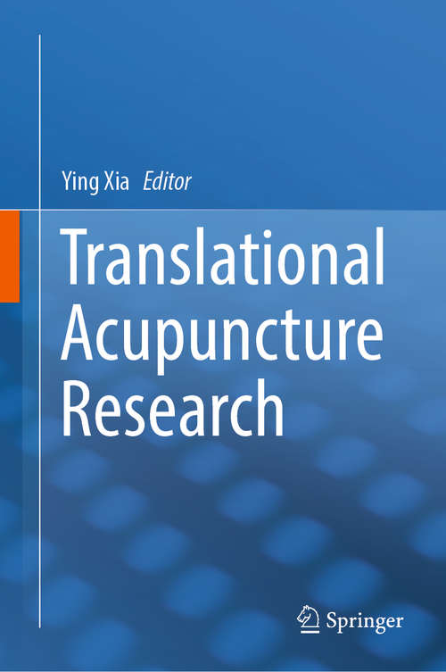 Book cover of Translational Acupuncture Research (1st ed. 2019)