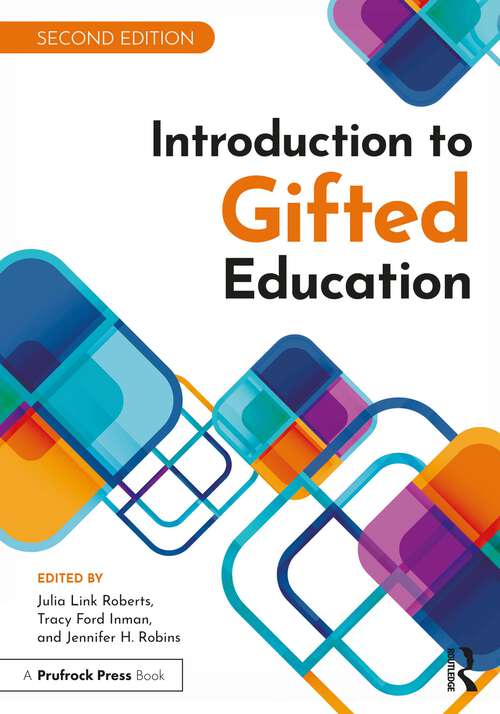 Book cover of Introduction to Gifted Education (2)