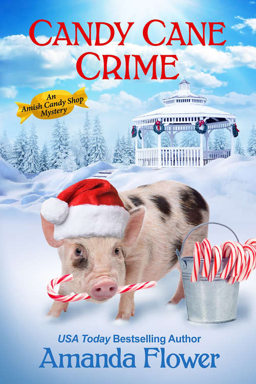 Book cover of Candy Cane Crime (An Amish Candy Shop Mystery)