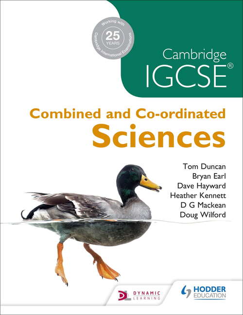 Book cover of Cambridge IGCSE Combined and Co-ordinated Sciences