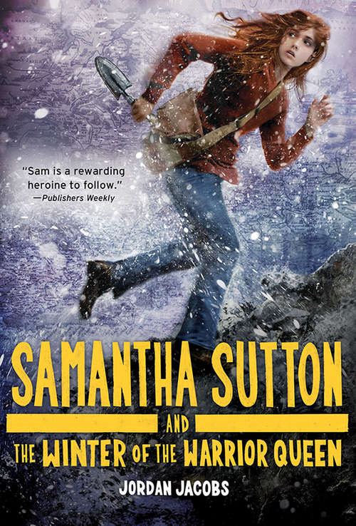 Book cover of Samantha Sutton and the Winter of the Warrior Queen