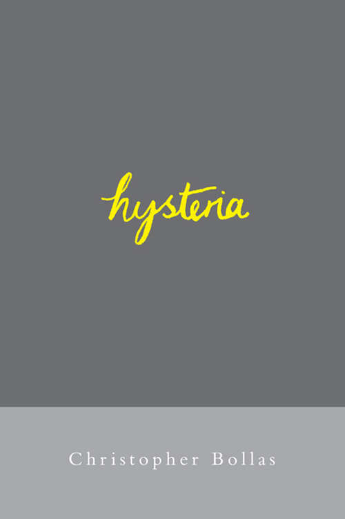 Book cover of Hysteria