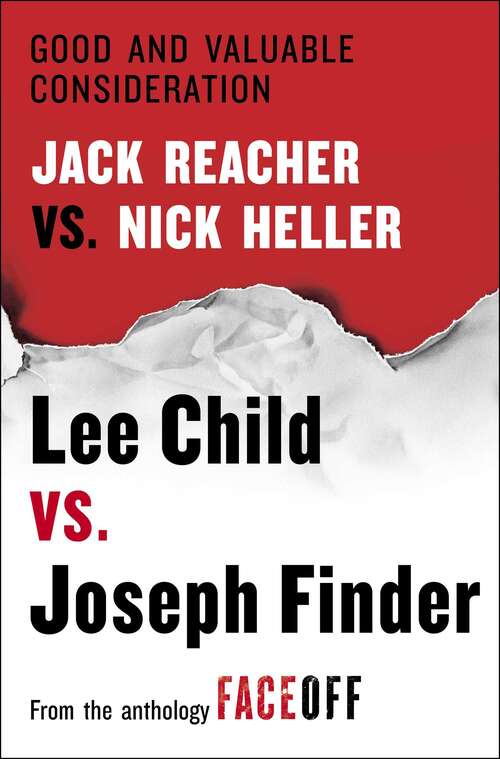 Book cover of Good and Valuable Consideration: Jack Reacher vs. Nick Heller