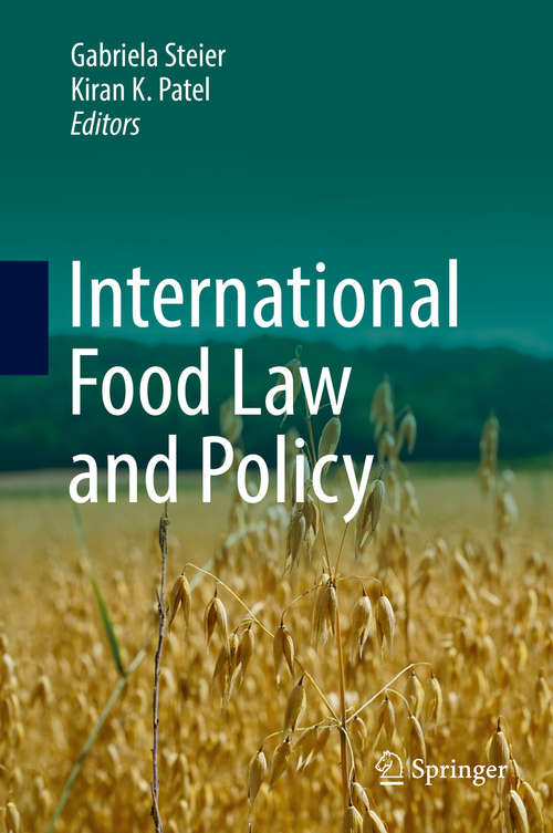 Book cover of International Food Law and Policy