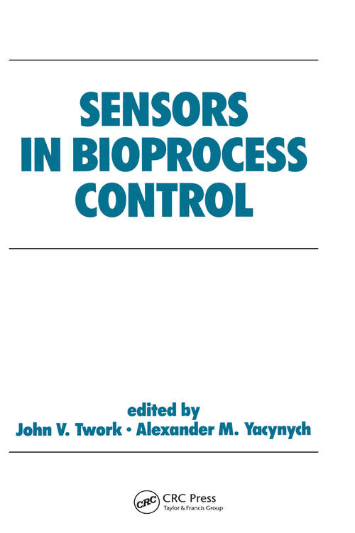 Book cover of Sensors in Bioprocess Control