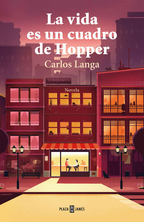 Book cover of La vida es un cuadro de Hopper