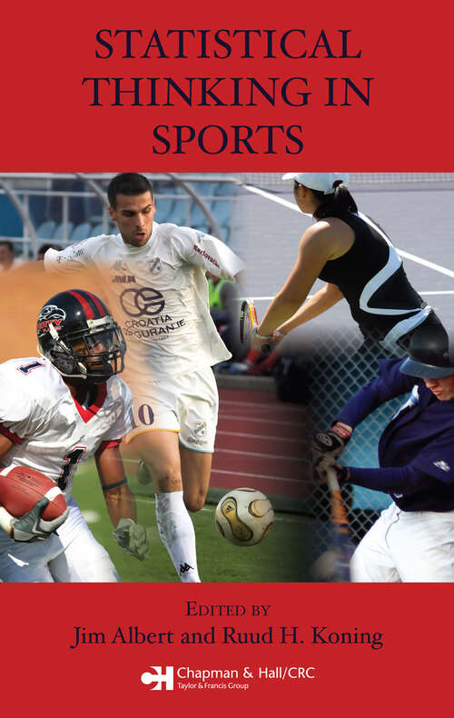 Book cover of Statistical Thinking in Sports (1)