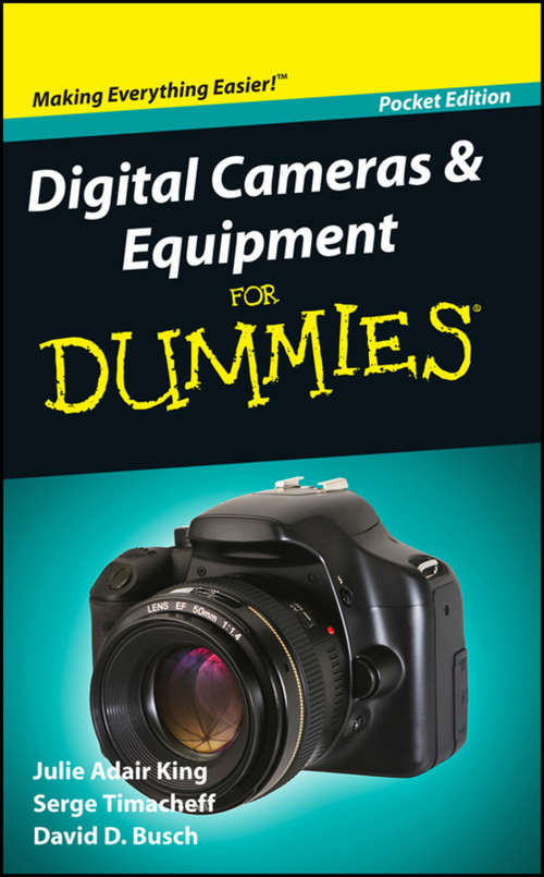 Book cover of Digital Cameras and Equipment For Dummies, Pocket Edition