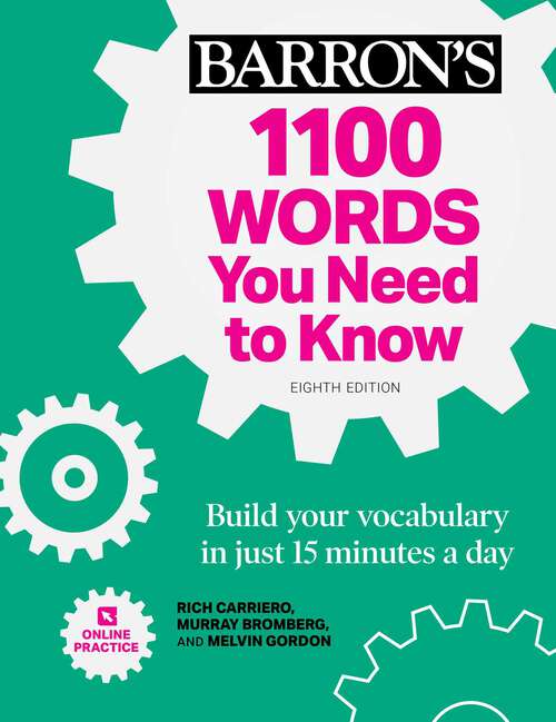Book cover of 1100 Words You Need to Know + Online Practice: Build Your Vocabulary in just 15 minutes a day! (Eighth Edition)