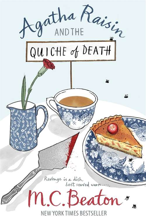 Book cover of Agatha Raisin and the Quiche of Death: The Quiche Of Death, The Vicious Vet, And The Potted Gardener (Agatha Raisin #1)