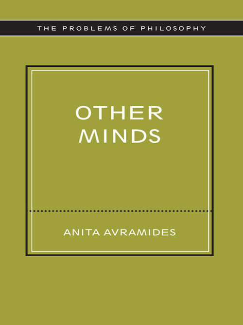 Book cover of Other Minds (Problems of Philosophy)