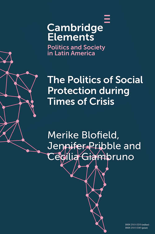 Book cover of The Politics of Social Protection During Times of Crisis (Elements in Politics and Society in Latin America)