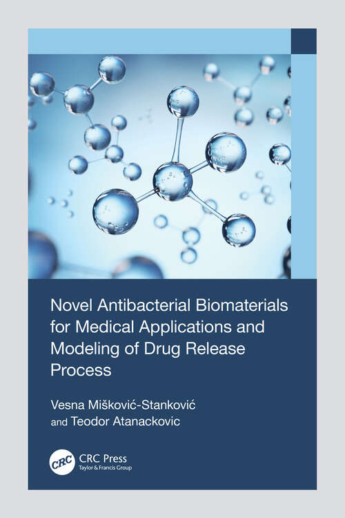 Book cover of Novel Antibacterial Biomaterials for Medical Applications and Modeling of Drug Release Process