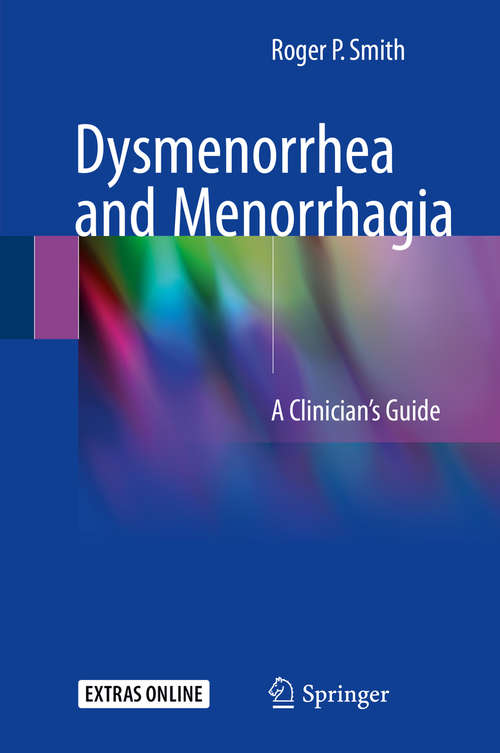 Book cover of Dysmenorrhea and Menorrhagia