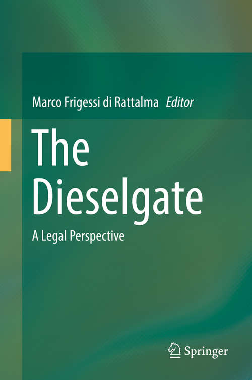 Book cover of The Dieselgate