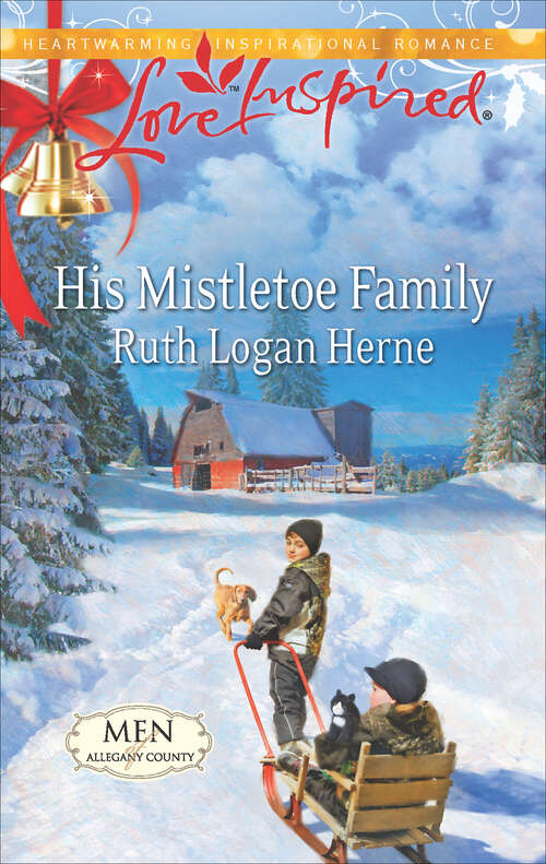 Book cover of His Mistletoe Family (Men of Allegany County #6)