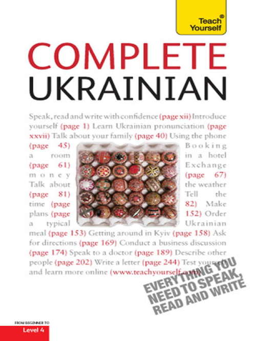 Book cover of Complete Ukrainian Beginner to Intermediate Course: Learn to read, write, speak and understand a new language with Teach Yourself