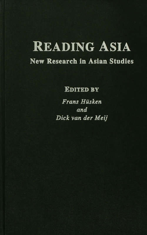 Book cover of Reading Asia: New Research in Asian Studies