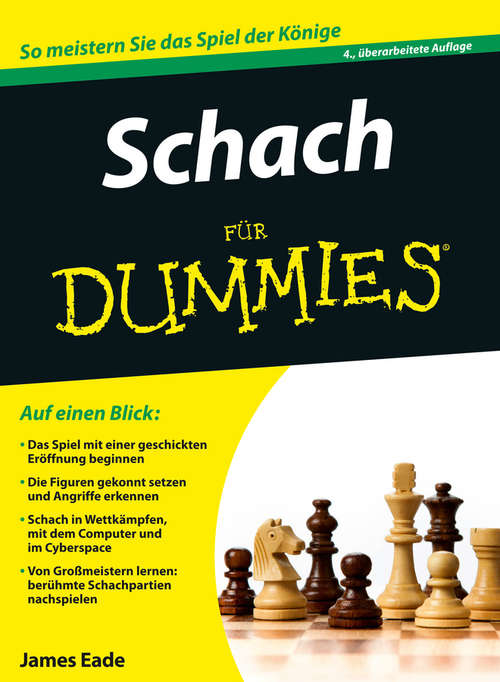 Book cover of Schach für Dummies (4. Auflage) (Für Dummies)