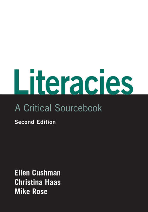 Book cover of Literacies: A Critical Sourcebook (2)