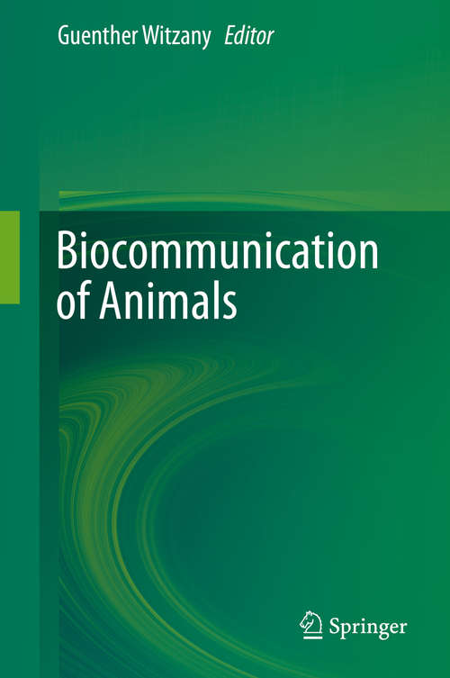 Book cover of Biocommunication of Animals