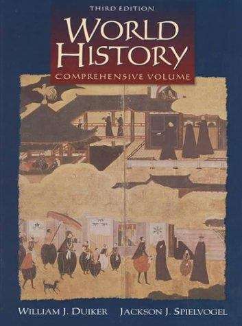 Book cover of World History (Comprehensive Volume): 3rd Edition