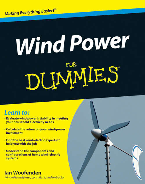 Book cover of Wind Power For Dummies