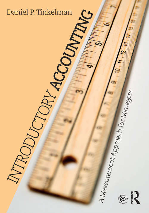 Book cover of Introductory Accounting: A Measurement Approach for Managers