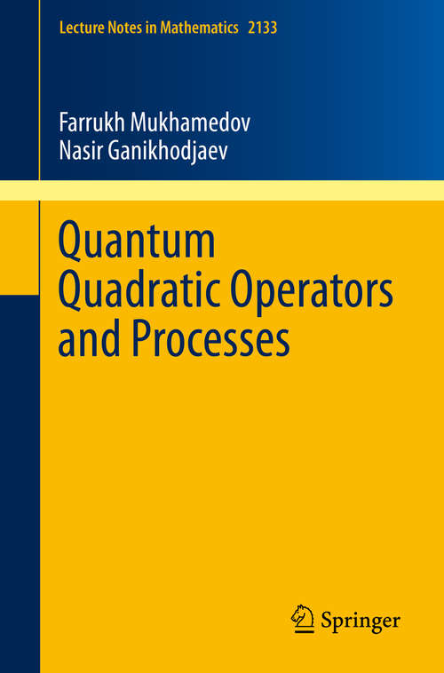 Book cover of Quantum Quadratic Operators and Processes