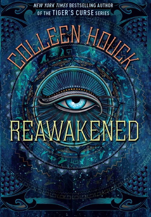 Book cover of Reawakened: Book One in the Reawakened series, full to the brim with adventure, romance and Egyptian mythology