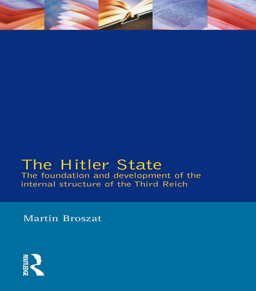 Book cover of The Hitler State