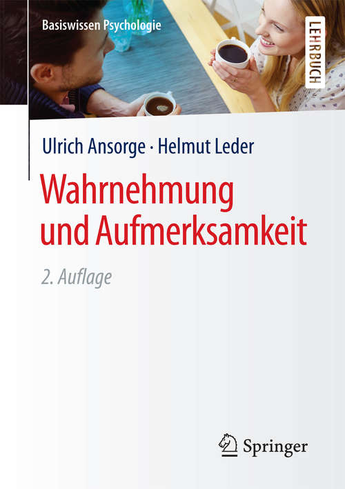 Book cover of Wahrnehmung und Aufmerksamkeit