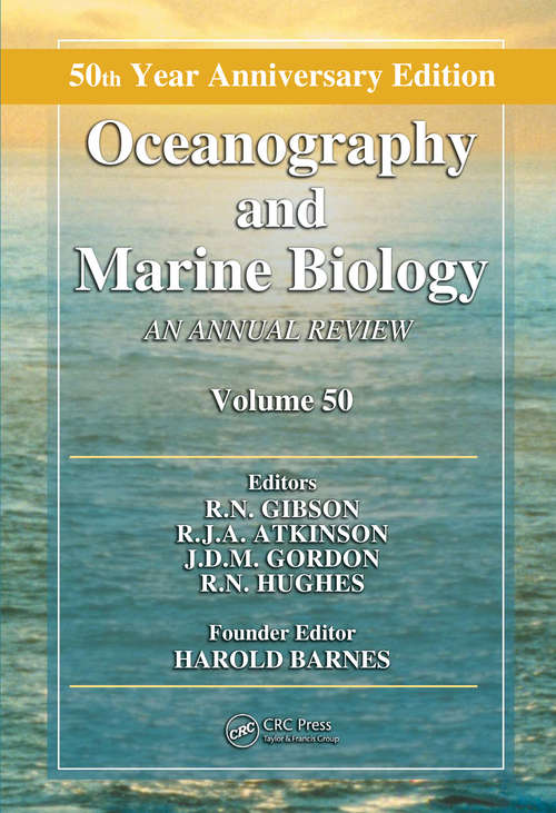 Book cover of Oceanography and Marine Biology: An annual review. Volume 50 (Oceanography and Marine Biology - An Annual Review)