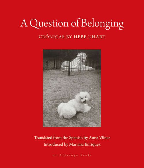 Book cover of A Question of Belonging: Crónicas