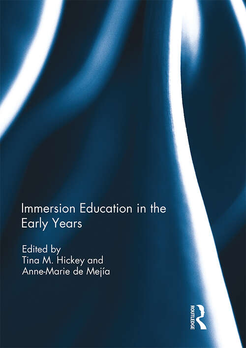 Book cover of Immersion Education in the Early Years