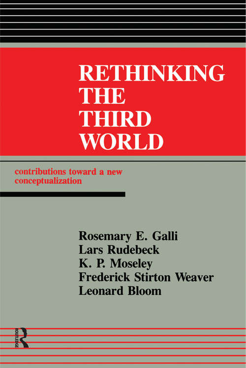 Book cover of Rethinking The Third World: Contributions Towards A New Conceptualization