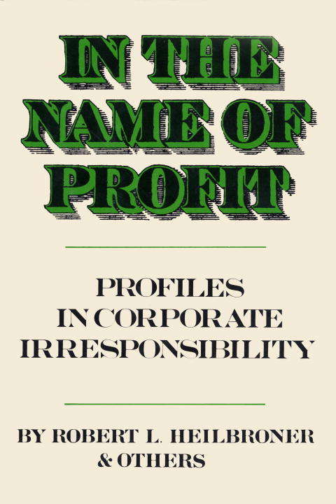 Book cover of In the Name of Profit