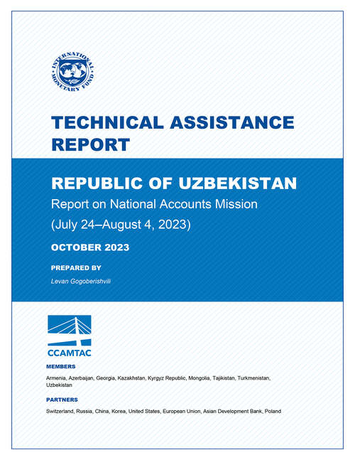 Book cover of Republic of Uzbekistan: Technical Assistance Report-Report on National Accounts Mission (July 24–August 4, 2023)