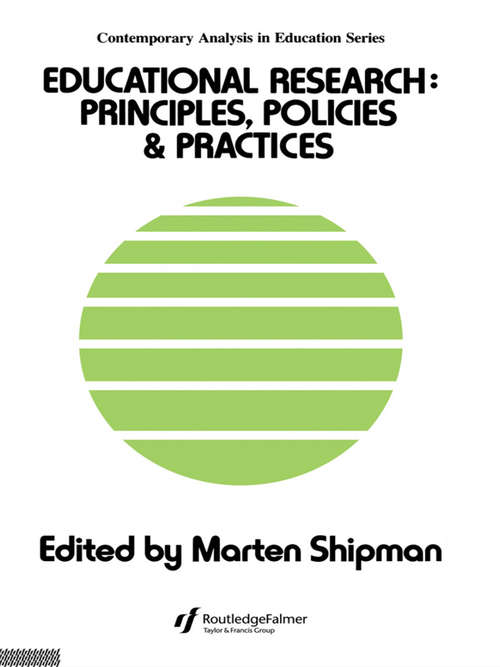 Book cover of Educational Research: Principles, Policies And Practices