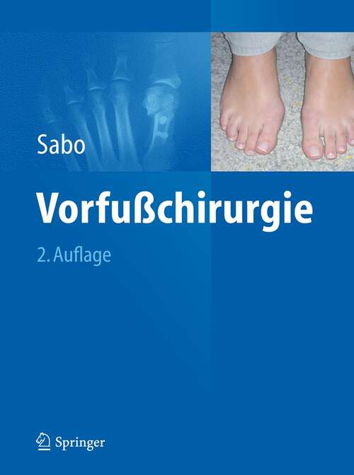 Book cover of Vorfußchirurgie